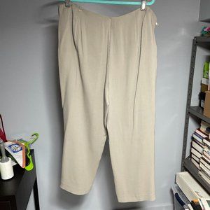 Eileen Fisher silk wide leg pants